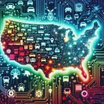 "Lyft's AI-powered demand surge forecasting technology showcased in a U.S. city, illustrating advanced analytics and transportation innovation."