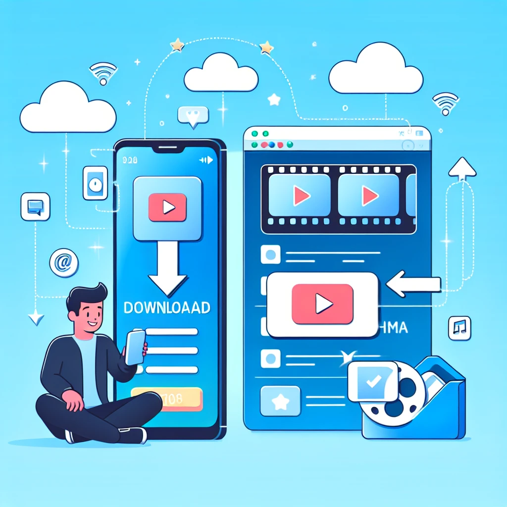 "User downloading a TikTok video with a reliable video downloader tool to save favorite content easily - The Ultimate Guide to TikTok Video Downloaders."